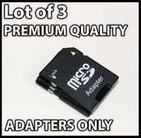 Fivestar MicroSD and MicroSDHC Adapter for Micro SD Card - Lot of 3, 5, 7 and 10 Universal (Lot of 3)