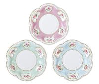 Talking Tables Truly Chintz, Paper Plates, 14cm (12 pack in 3 designs)