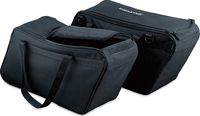 Kuryakyn 4170 Motorcycle Travel Luggage: Removable Saddlebag Liners with Carrying Handles and Removable Shoulder Straps, Black, 1 Pair