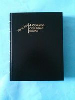 Boorum & Pease, 96204, Columnar Book, 4 Column, 80 Pages, 9 1/2" x 7 1/2" (Black)
