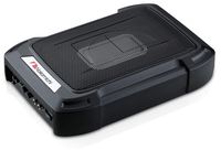 Nakamichi NBF609A 1000W Max 6" X 8" Sealed Under Seat Car Audio Powered Subwoofer Enclosure W/ Built-In Amplifier Full Aluminum Casting Body and Wired Remote Control Included