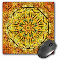 3dRose LLC 8 x 8 x 0.25 Inches Mouse Pad, Ibiza Sign Mandala (mp_42385_1)
