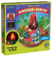 Creativity for Kids Grow N' Glow Dinosaur Habitat - Create Your Own Dino Garden Kit