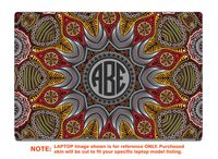 decalrus - Protective Decal for The HP Envy X360 15M-CN0011DX (15.6" Screen) Laptop with Customized Monogram HPenvyX360_15M-Monogram17