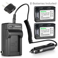 Kastar Battery 2X and Charger for Samsung IA-BP105R IA-BP210R, Samsung HMX-F90 HMX-F90BN HMX-F90WN HMX-F91 SMX-F400 SMX-F500 SMX-F501 SMX-F530 SMX-F700 HMX-F800 HMX-F810 HMX-F900 HMX-F910 HMX-F920