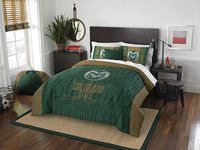 Officially Licensed NCAA Colorado State Rams Modern Take Full/Queen Comforter and 2 Sham Set