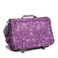 J World New York Thomas Laptop Messenger Bag, Love Purple