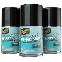 MEGUIAR'S G16402PK3 New Car Air Re-Fresher, 3-Pack, 6. Fluid_Ounces, 3 Pack