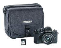 Olympus OM-D E-M10 Mark III Camera Kit with 14-42mm EZ lens (black), Camera Bag & Memory Card, Wi-Fi enabled, 4K video, US ONLY