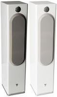 Focal - Easya Wireless Powered 2 1/2 Way Floorstanding Speakers - White (Pair)
