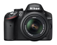 Nikon Digital Single-lens Reflex Camera D3200 Kit Lens Af-s Dx Nikkor 18-55mm F/3.5-5.6g Vr Included Black D3200lkbk - International Version (No Warranty)