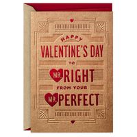 Hallmark LGBT Valentine's Day Card for Husband or Boyfriend (Mr. Right)
