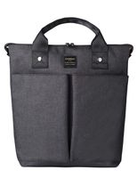 Kah&Kee Convertible Laptop Backpack and Tote Bag Handbag Concealed Strap Computer Compartment Travel School for Women Man (Black)