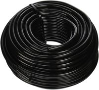 Hydro Flow 100 ft Roll Vinyl Tubing, Black - 1/4" ID x 3/8" OD