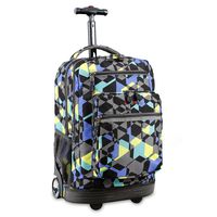 J World New York Sundance Laptop Rolling Backpack, Cubes