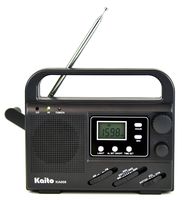 Kaito KA008 Radio with Dynamo Power and Solar Power , Digital Tuning Radio with Flashlight