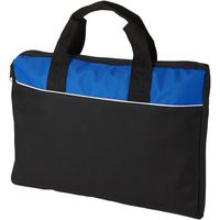 Bullet Tampa Conference Bag (Pack of 2) (15 x 1.1 x 11.4 inches) (Solid Black/Royal Blue)