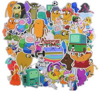Adventure Time Stickers Pack[50PC] Waterproof Vinyl Car Sticker for Laptop Motorcycle Bicycle Luggage Decal Graffiti Patches Skateboard Stickers for Kid and Adult