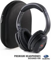 Premium Headphones for Suburu with Hard Shell Travel Case by Drive Audio - Headset Works with Crosstrek, Forester, Outback & Tribeca