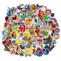 Sticker 200 Pcs Vinyl Waterproof Stickers Laptop Luggage Stickers Skateboard Guitar Travel Case Graffiti Sticker Door Car Motorcycle Bicycle Stickers Teens Adults Girls Boys (200 pcs)