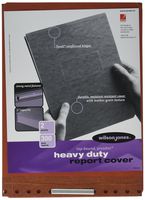 ACCO PRESSTEX Report Covers, 8.5 x 11 Inches, Top Bound, 2.75 Inch Centers, Red, 2 Per Pack (A7022278A)