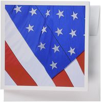3dRose Massachusetts, Cape Cod, 4th of July holiday flag - US22 SPE0285 - Susan Pease - Greeting Cards, 6 x 6 inches, set of 12 (gc_90922_2)