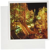 3dRose Beautiful San Antonio Riverwalk At Night - Greeting Cards, 6 x 6 inches, set of 12 (gc_62235_2)