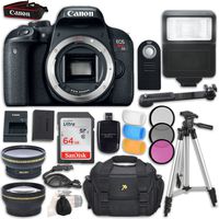 Canon EOS Rebel T7i DSLR Camera (Body Only) + Accessory Bundle