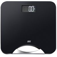 Optima Home Scales Si-400 Silhouette Bathroom Weight Scale, Black