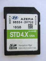 3V702 2016 Hyundai AZERA Navigation MAP Sd Card ,GPS UPDATE , U.S.A OEM PART # 96554-3V702 STD 4X OEM PART