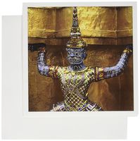 3dRose Gold decor at Emerald Buddha, Grand Palace, Thailand-AS36 BBA0057 - Bill Bachmann - Greeting Cards, 6 x 6 inches, set of 6 (gc_70844_1)
