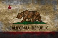 Grunge flag of california 4x6 america symbol sticker decal die cut vinyl - Made and Shipped in USA