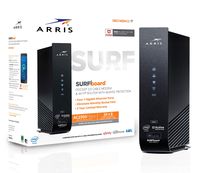 ARRIS SURFboard (24x8) DOCSIS 3.0 Cable Modem Plus AC2350 Dual Band Wi-Fi Router, approved for Cox, Spectrum, Xfinity & more (SBG7400AC2)