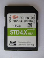C6004 2015 2016 2017 KIA SORENTO Navigation MAP Sd Card ,GPS UPDATE , U.S.A OEM PART # 96554-C6004 16GB STD4.X OEM PART