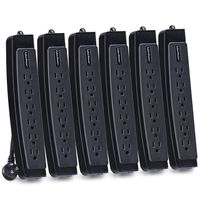 CyberPower CSP604TMP6 Professional Surge Protector, 1350J/125V, 6 Outlets, 4ft Power Cord, 6 Pack