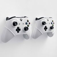 FLOATING GRIP 2x XBOX Controller Wall Mounts (White) - Mount your XBOX controllers on the wall right next to your console or TV - Made in Europe since 2014