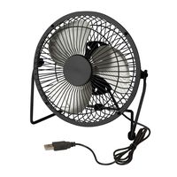 Honey-Can-Do OFC-04476 Compact USB Powered Desk Fan, 7.1x3.54x7.3", Black
