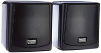 Acoustic Audio AA051B Mountable Indoor or Outdoor Speakers Black Bookshelf Pair