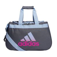 adidas Unisex Diablo Small Duffel Bag, Onix/Glow Blue/Shock Pink, ONE SIZE