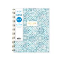 Blue Sky 2019-2020 Academic Year Weekly & Monthly Planner, Flexible Cover, Twin-Wire Binding, 8.5" x 11", Ava
