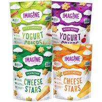 Imag!ne Cheese Stars and Yogurt Crisps Sampler Variety Pack, 4 Count