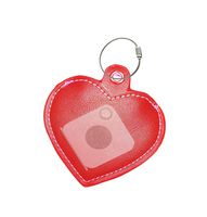 all4fit Fashion Key Chain Cover Style Accessories for Tile Skin Phone Finder Key Finder Item Finder (only case, NO Tracker Included). for Old Mate and New ttile Mate with Removable Battery. Heart red