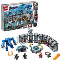 LEGO Marvel Avengers Iron Man Hall of Armor 76125 Building Kit Marvel Tony Stark Iron Man Suit Action Figures (524 Pieces)