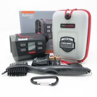 Bushnell Hybrid Laser and GPS Golf Rangefinder 201835 Bundle with Carrying Case, Carabiner, Lens Cloth, Wearable4U Golf Brush, and Two (2) CR2 Batteries