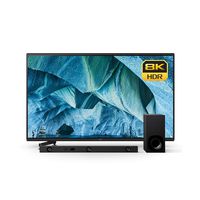 Sony XBR-85Z9G 85-Inch 8K HDR Smart Master Series LED TV (2019 Model)With Z9F 3.1ch Sound bar with Dolby Atmos and Wireless Subwoofer (HT-Z9F)