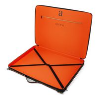 Luxury Art Portfolio Case 17 x 24" A2 Artist Carrying Bag | Premium Business Artwork Storage Folder | Professional Art Organizer | Drawings Sketches Foam Board Carry Waterproof Briefcase | Anya SKAPA