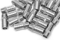 LTWFITTING Bar Production Stainless Steel 316 Barb Fitting Coupler/Connector 1" Hose ID x 3/4" Male NPT Air Fuel Water (Pack of 100)