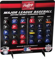 MLB Major League Baseball Deluxe Helmet Standings Board, Mini, Red