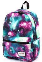 hotstyle TRENDYMAX Galaxy Backpack Cute for School | 16"x12"x6" | Holds 15-inch Laptop | Green