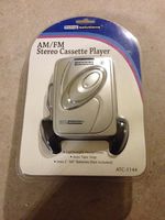 Living Solutions AM/FM Personal Stereo Cassette Player With Headphone ATC-1144